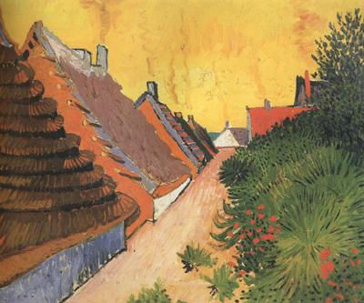 Vincent Van Gogh Street in Saintes-Maries (nn04) France oil painting art